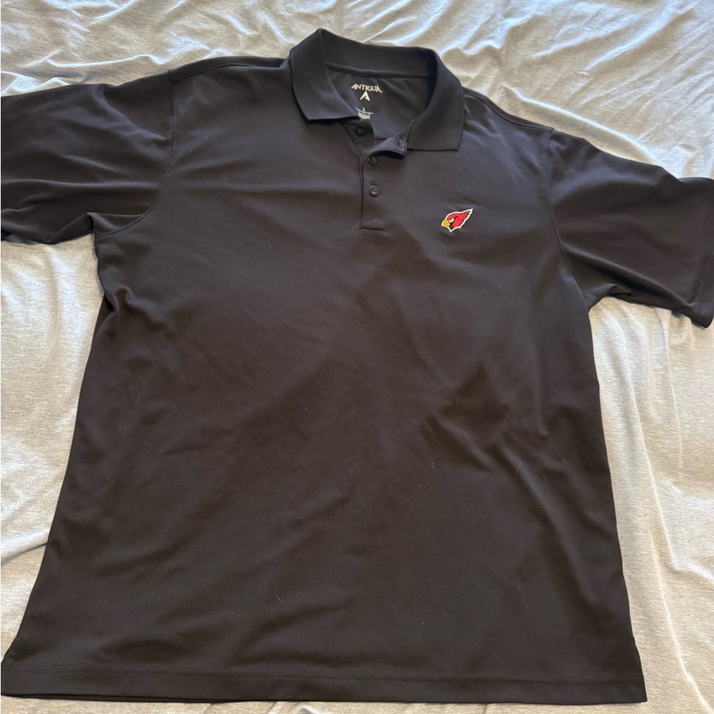 Arizona Cardinals Antigua Men’s Golf Polo Size L Embroidered Logo